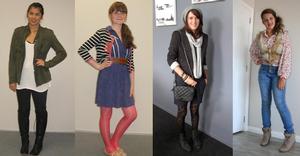 Young Fashion Stylist Finalists (L-R) Tehya Reardon, Amy Calder, Jacqui Graham and Hope McConnell